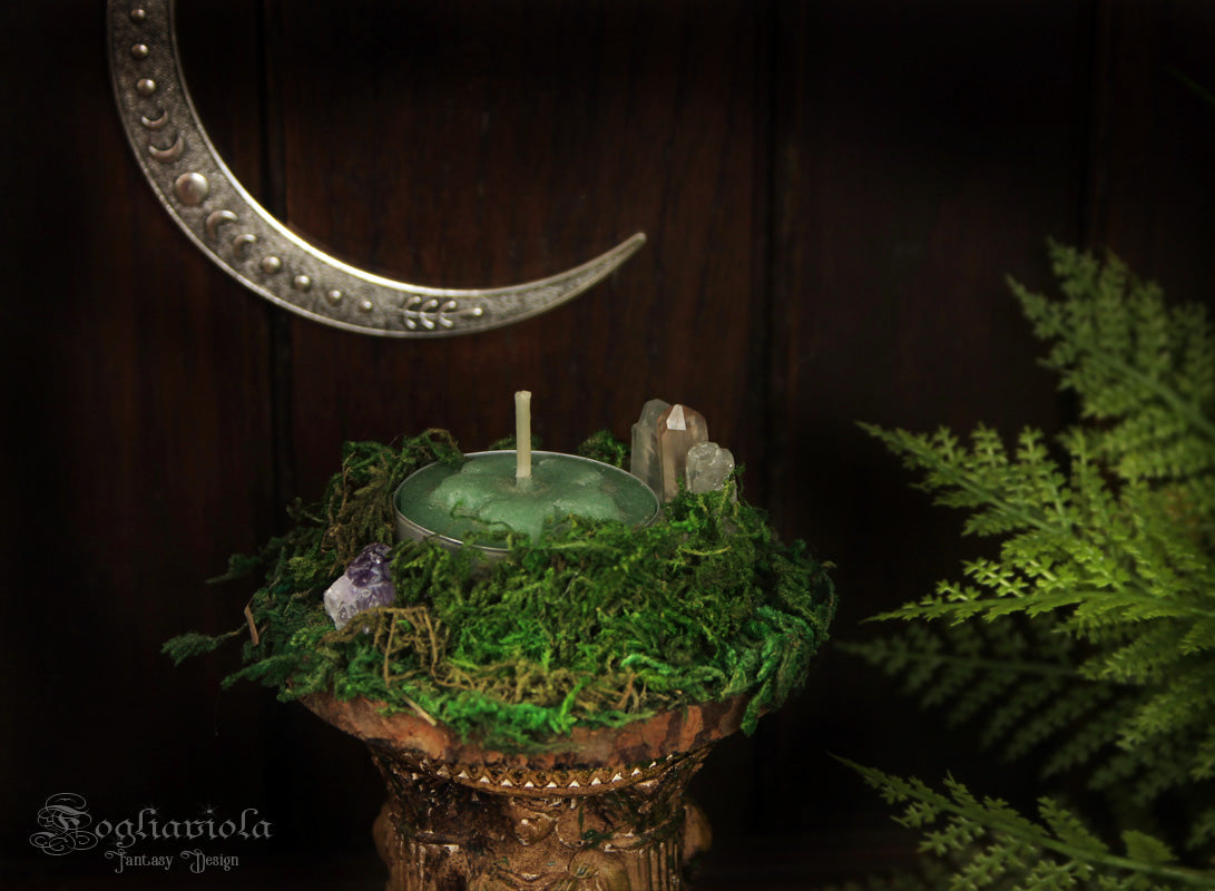 porta candela pagan candle