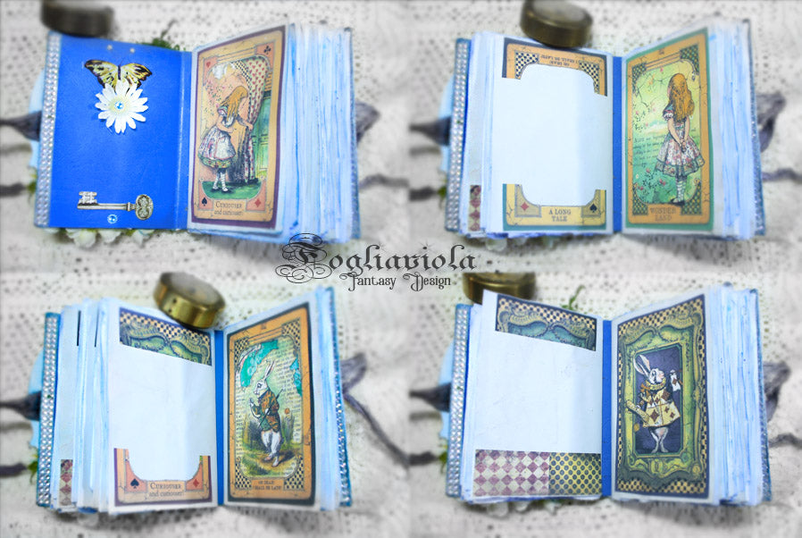 Alice nel Paese delle Meraviglie junk Journal