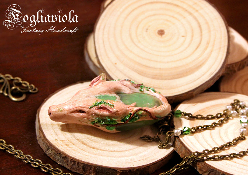 Cervo su Giada: Forest Totem