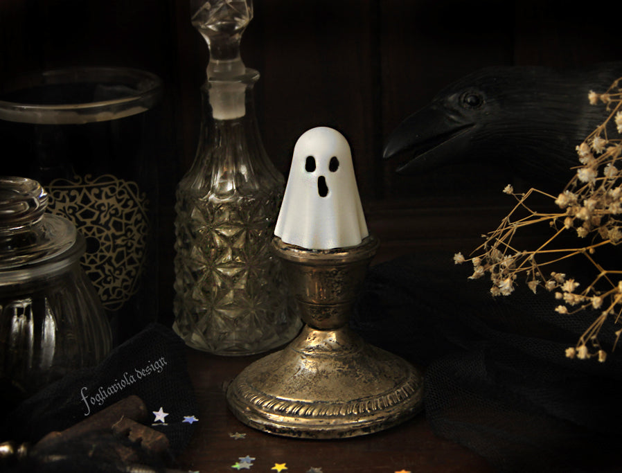 halloween ghost candle