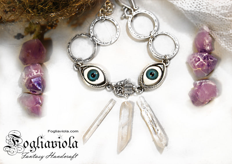Bracciale protettivo malocchio Occhi di Ishtar