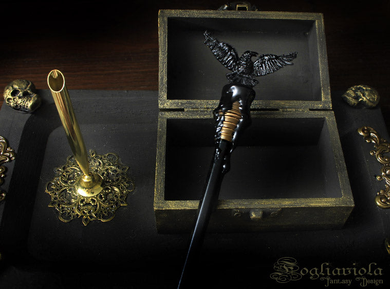 Goth Desk Set with dark pen