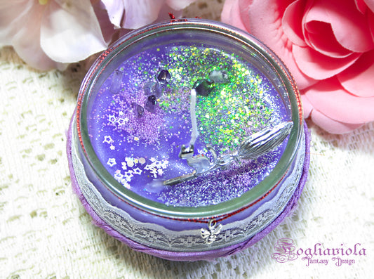 Purple Witch Candle