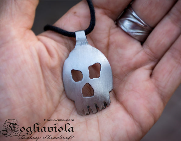 Collana Skull Spoon