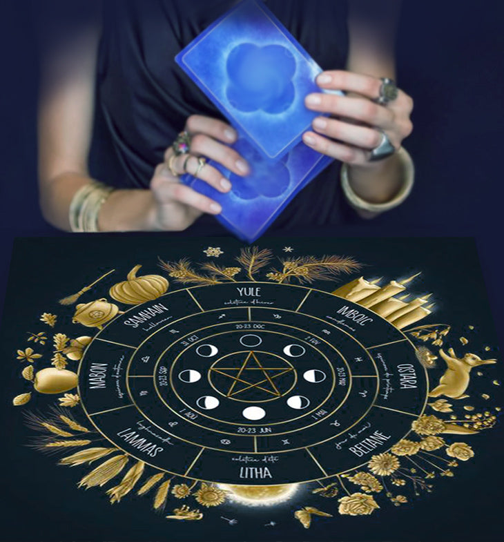 telo per tarocchi ruota dell'anno