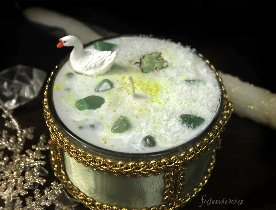 Winter Lake Fantasy Candle