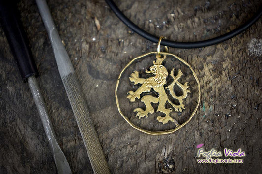 Ciondolo Moneta Leone