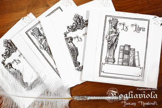 Ex Libris etichette personalizzate libro dettaglio