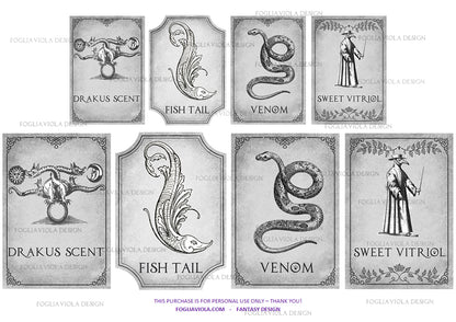 halloween print tags