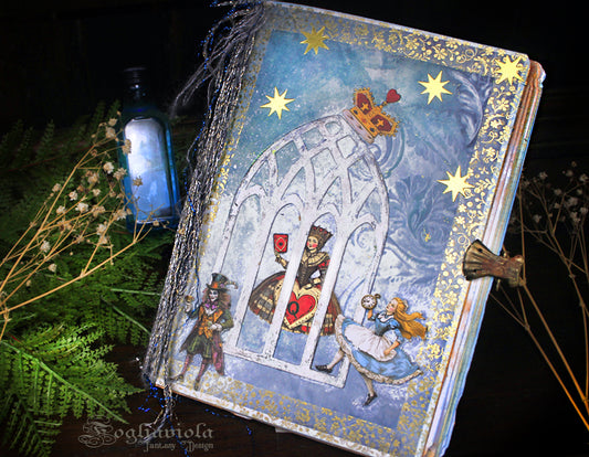 Alice nel Paese delle Meraviglie – Quaderno Creativo Fatto a Mano