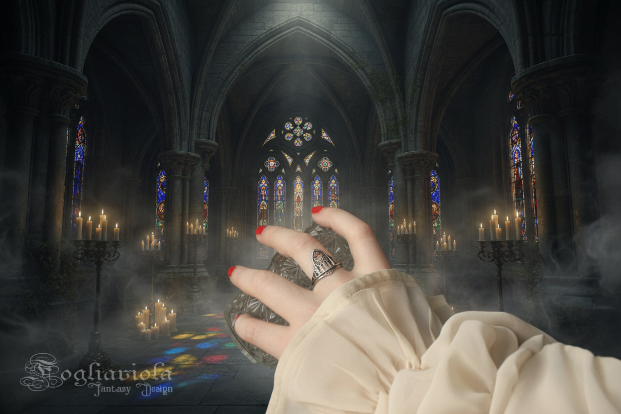 Anello Cattedrale Gotica - Ambientazione Fantasy Medievale
