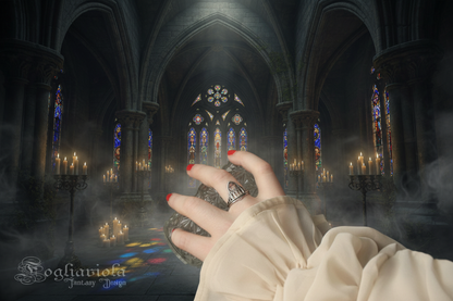 Anello Cattedrale Gotica - Ambientazione Fantasy Medievale