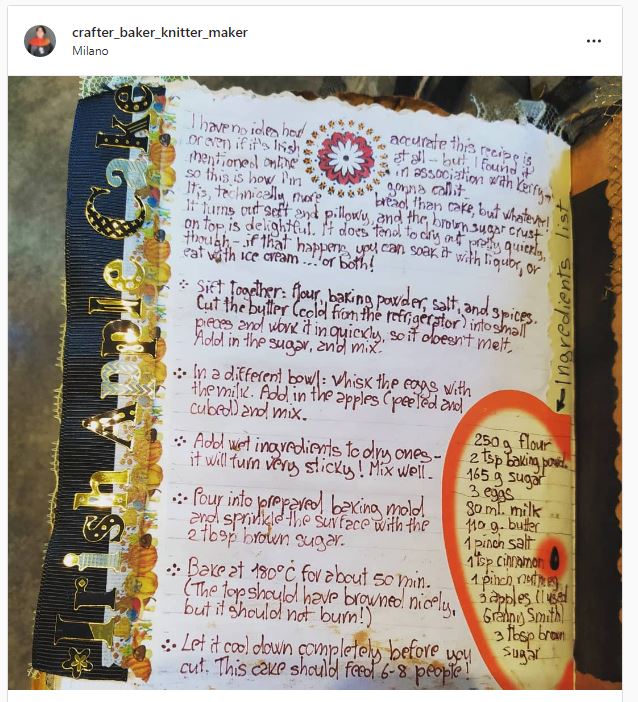 junk journal per magiche ricette