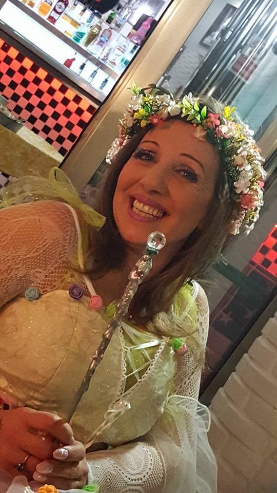 bacchetta magica con cristallo per costume di canrvela e halloween