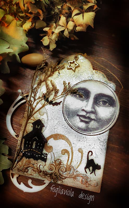 gothic halloween card