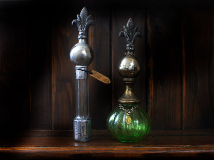 Reliquiari alchemici Anima Clausa e Viriditas da collezione, decorazione fantasy e gotica. Fogliaviola Atelier
