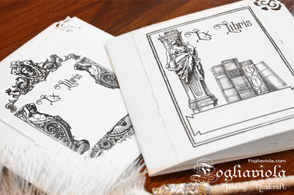 Ex Libris etichette personalizzate libro dettaglio
