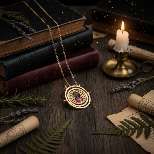 Collana Giratempo di Hermione harry potter in diversi colori da regalare ad appassionati fantasy