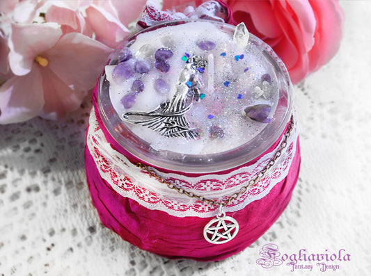 purple Goddess Candle