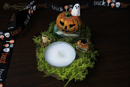 Halloween Candle Holder