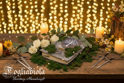 The Hobbit Guestbook di matrimonio fantasy by Fogliaviola Design