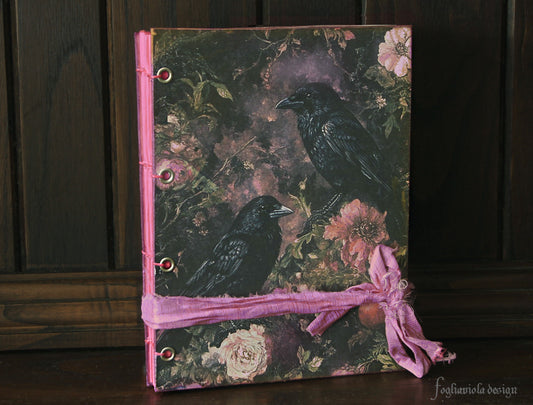 Notebook Pink Crow