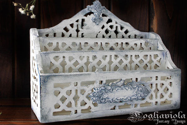 porta lettere shabby chic