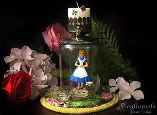 centrotavola di alice nel paese delle meraviglie