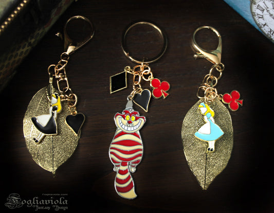 Portachiavi Alice Stregatto