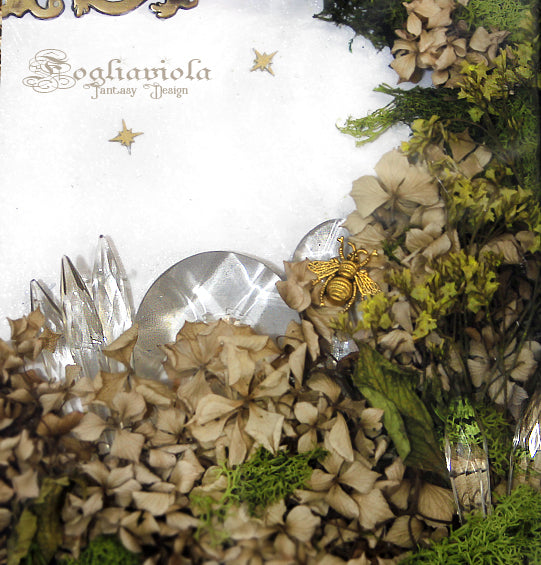 Quadro fantasy fatto a mano con con Ottone & Cristalli