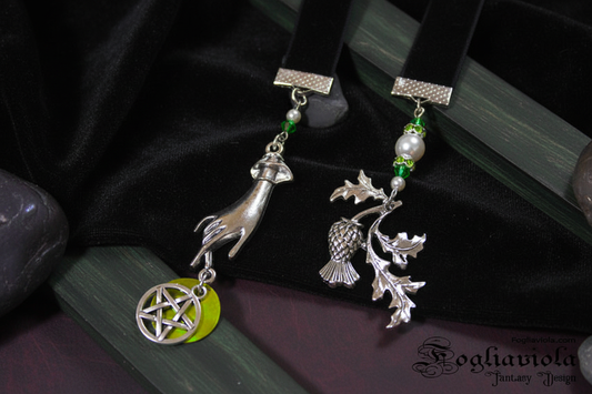 Segnalibro e Pendente Mano di Strega - Dark Luxury