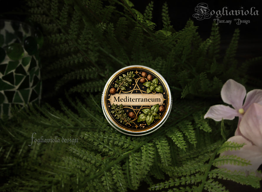 una strega in cucina, erbe magiche