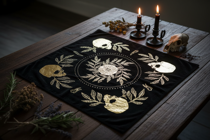 Telo Ancient Bones su altare gotico