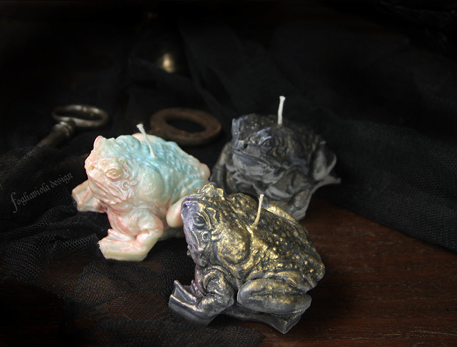 Il Famiglio: Candela Witch Toad con Rospo Magico