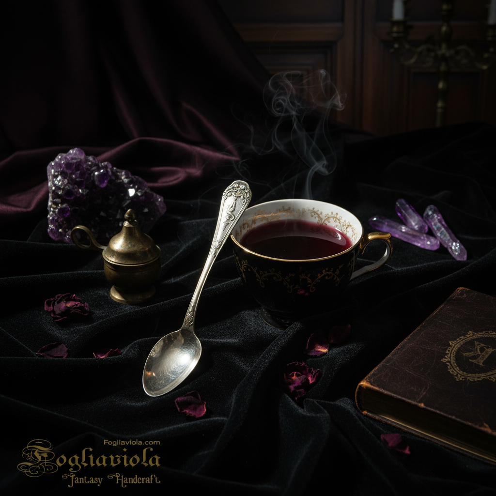 Vintage Witch Spoon - Stile Fogliaviola gotico vittoriano