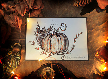 Autumn Cards: Raccolto Autunnale